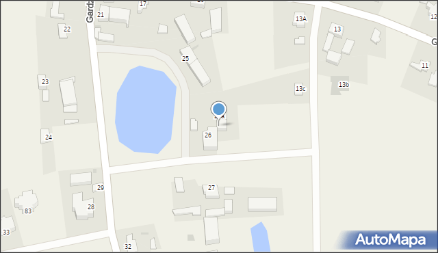 Gardzko, Gardzko, 26b, mapa Gardzko