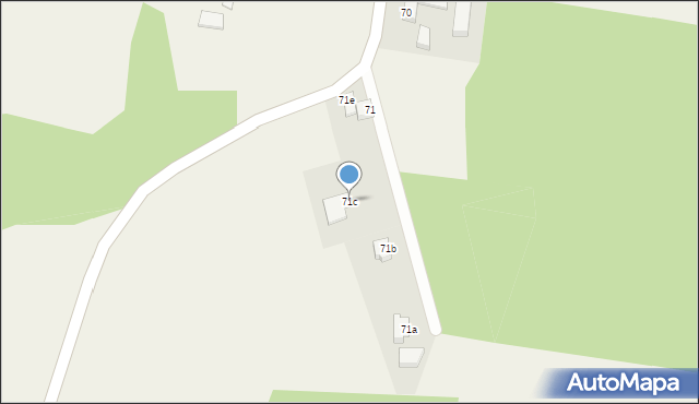 Gardzko, Gardzko, 71c, mapa Gardzko