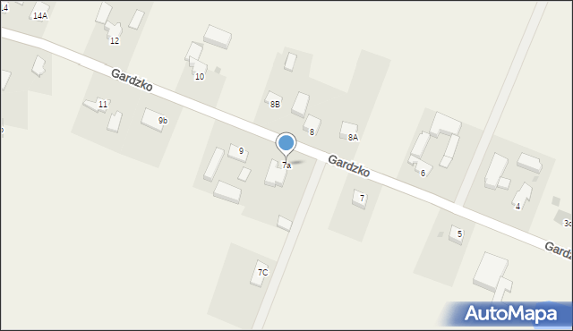 Gardzko, Gardzko, 7a, mapa Gardzko