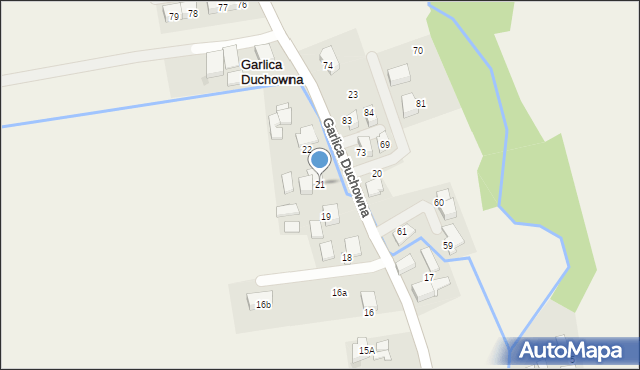 Garlica Duchowna, Garlica Duchowna, 21, mapa Garlica Duchowna