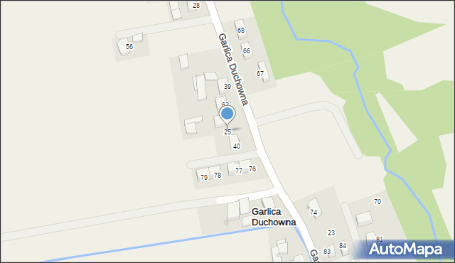 Garlica Duchowna, Garlica Duchowna, 25, mapa Garlica Duchowna