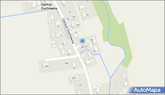 Garlica Duchowna, Garlica Duchowna, 61, mapa Garlica Duchowna