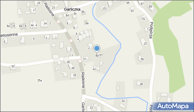 Garlica Duchowna, Garlica Duchowna, 63, mapa Garlica Duchowna