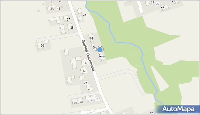 Garlica Duchowna, Garlica Duchowna, 67, mapa Garlica Duchowna