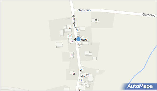 Garnowo, Garnowo, 28, mapa Garnowo