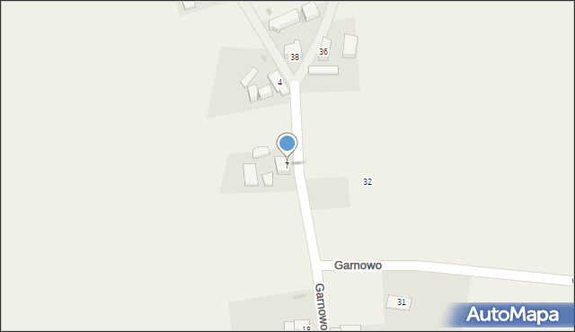 Garnowo, Garnowo, 7, mapa Garnowo