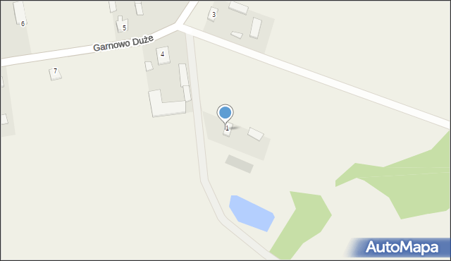 Garnowo Duże, Garnowo Duże, 2, mapa Garnowo Duże