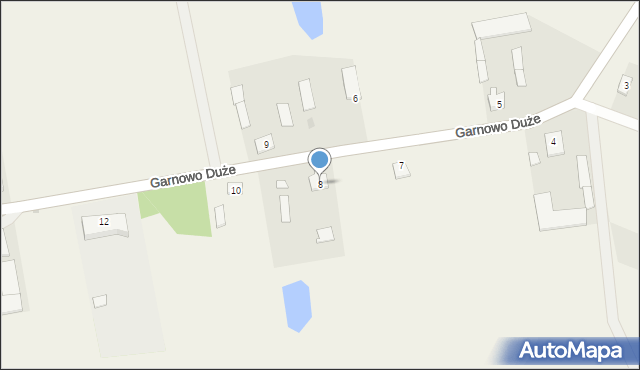 Garnowo Duże, Garnowo Duże, 8, mapa Garnowo Duże