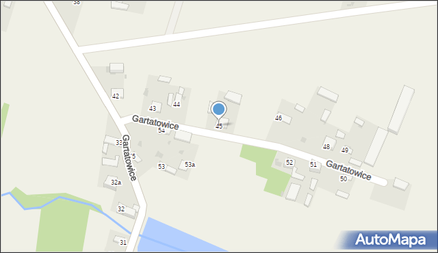 Gartatowice, Gartatowice, 45, mapa Gartatowice