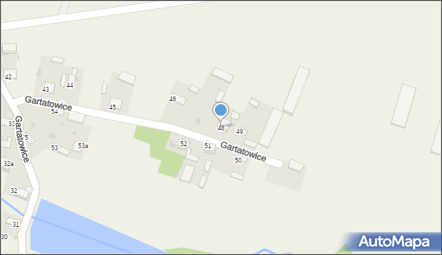 Gartatowice, Gartatowice, 48, mapa Gartatowice