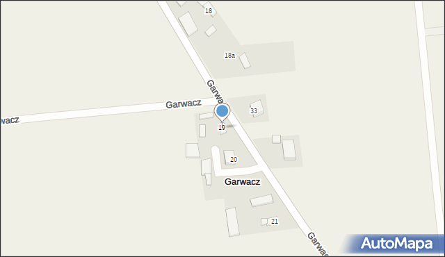Garwacz, Garwacz, 19, mapa Garwacz