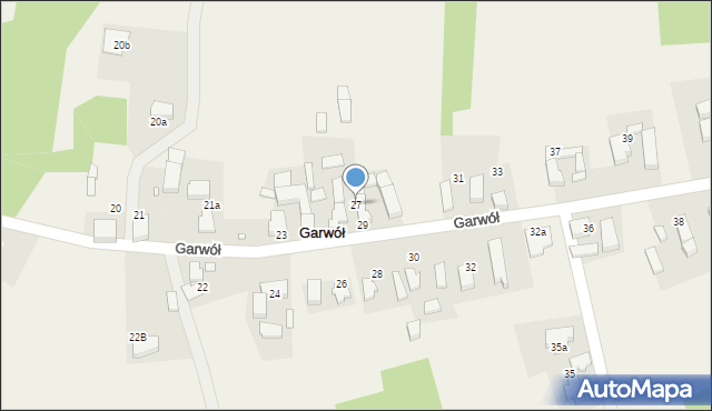 Garwół, Garwół, 27, mapa Garwół