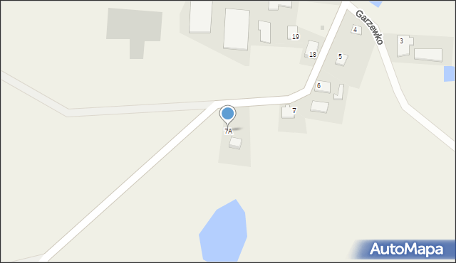 Garzewko, Garzewko, 7A, mapa Garzewko