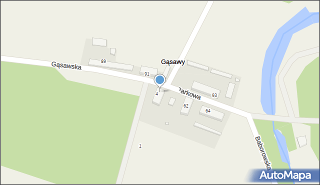 Gąsawy, Gąsawska, 60, mapa Gąsawy