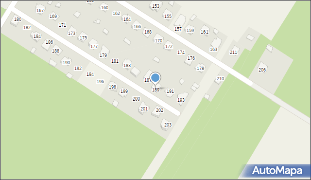 Gąsawy Rządowe, Gąsawy Rządowe, 189, mapa Gąsawy Rządowe