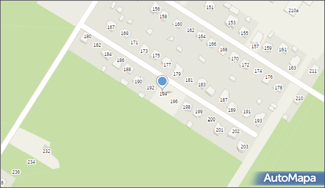 Gąsawy Rządowe, Gąsawy Rządowe, 194, mapa Gąsawy Rządowe