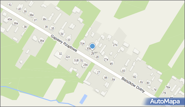 Gąsawy Rządowe, Gąsawy Rządowe, 29, mapa Gąsawy Rządowe