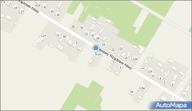 Gąsawy Rządowe-Niwy, Gąsawy Rządowe-Niwy, 7, mapa Gąsawy Rządowe-Niwy