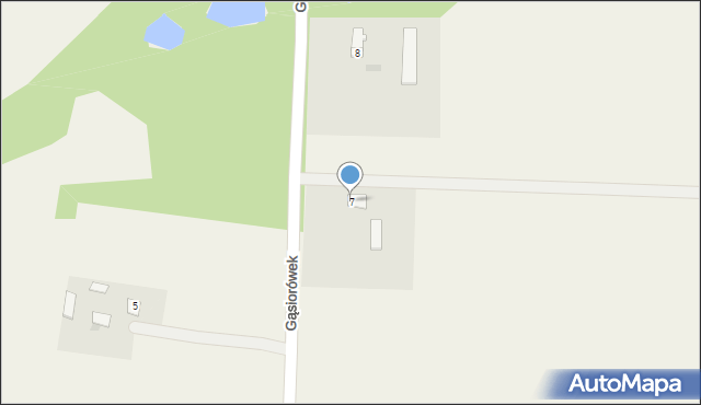Gąsiorówek, Gąsiorówek, 7, mapa Gąsiorówek
