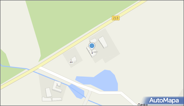 Gąska, Gąska, 4, mapa Gąska
