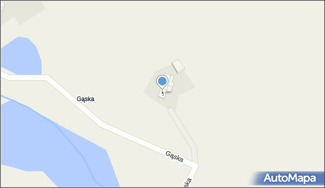 Gąska, Gąska, 5, mapa Gąska