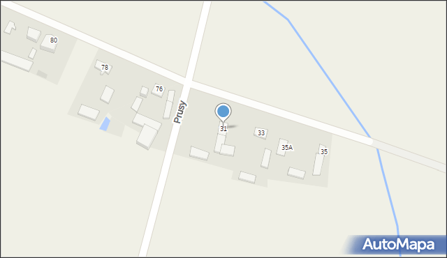 Gąski, Gąski, 31, mapa Gąski