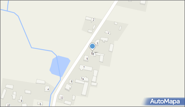Gąski, Gąski, 5a, mapa Gąski