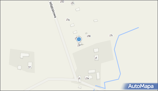 Gąski, Gąski, 15f, mapa Gąski