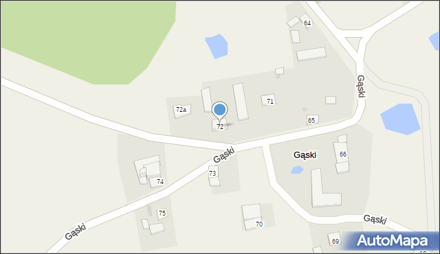 Gąski, Gąski, 72, mapa Gąski