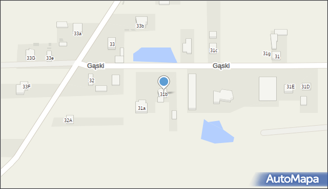 Gąski, Gąski, 31b, mapa Gąski