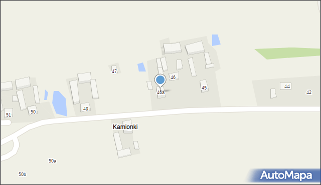 Gąski, Gąski, 46a, mapa Gąski