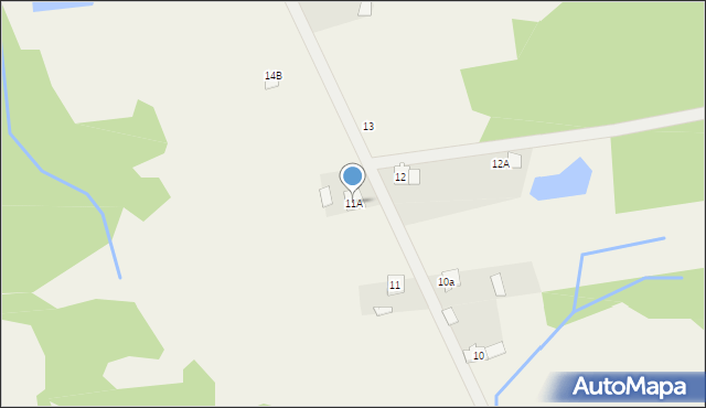 Gaśno, Gaśno, 11A, mapa Gaśno