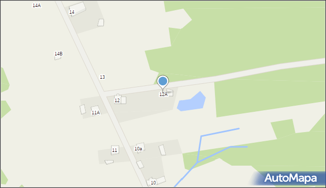 Gaśno, Gaśno, 12A, mapa Gaśno