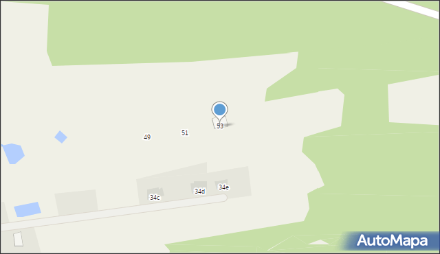 Gaśno, Gaśno, 53, mapa Gaśno