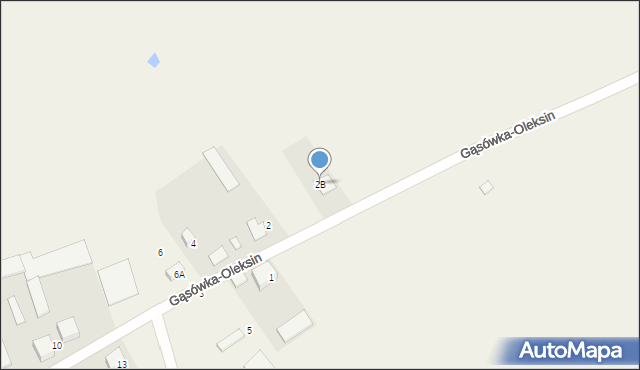 Gąsówka-Oleksin, Gąsówka-Oleksin, 2B, mapa Gąsówka-Oleksin