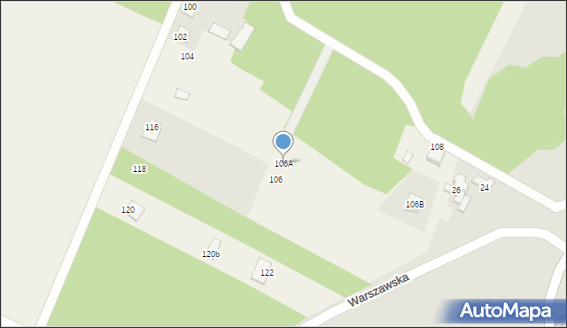 Gąsówka-Osse, Gąsówka-Osse, 106A, mapa Gąsówka-Osse