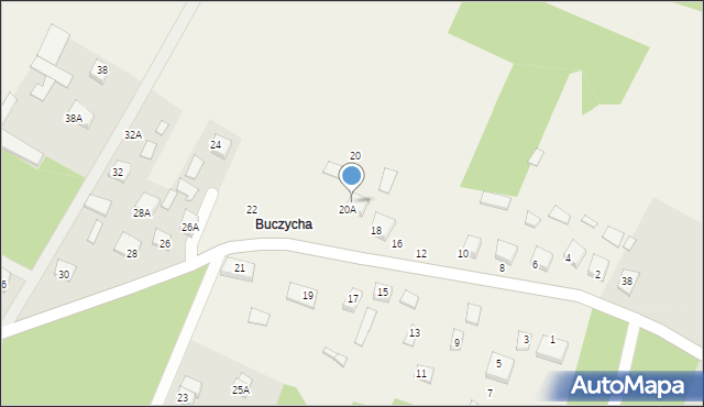 Gąsówka-Osse, Gąsówka-Osse, 20B, mapa Gąsówka-Osse