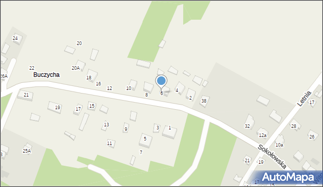 Gąsówka-Osse, Gąsówka-Osse, 6, mapa Gąsówka-Osse