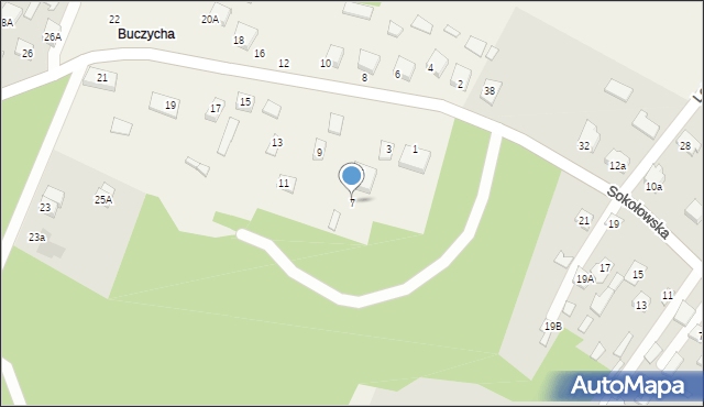 Gąsówka-Osse, Gąsówka-Osse, 7, mapa Gąsówka-Osse