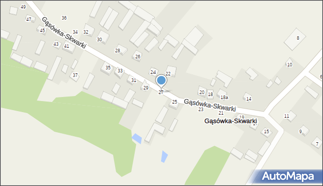 Gąsówka-Skwarki, Gąsówka-Skwarki, 27, mapa Gąsówka-Skwarki