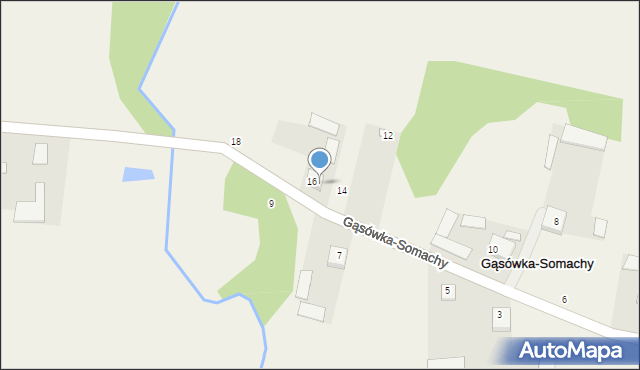 Gąsówka-Somachy, Gąsówka-Somachy, 16A, mapa Gąsówka-Somachy