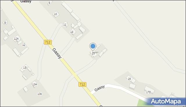 Gassy, Gassy, 15, mapa Gassy