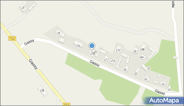 Gassy, Gassy, 17B, mapa Gassy