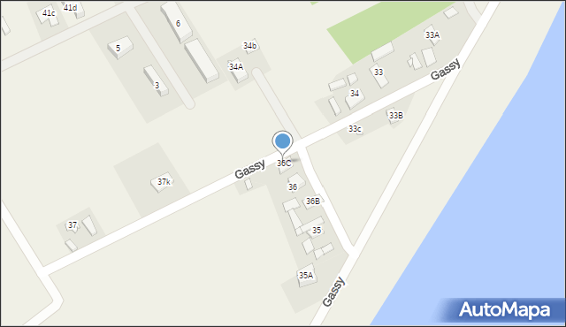 Gassy, Gassy, 36C, mapa Gassy