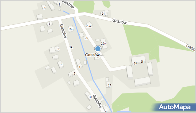 Gaszów, Gaszów, 26, mapa Gaszów