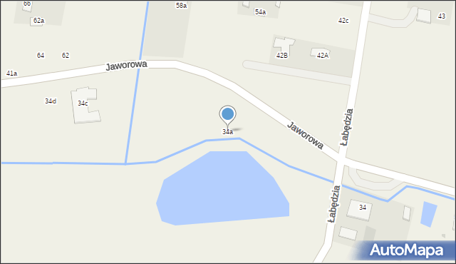 Gawartowa Wola, Gawartowa Wola, 34a, mapa Gawartowa Wola