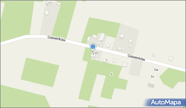 Gawerków, Gawerków, 2, mapa Gawerków
