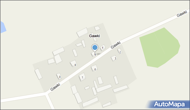 Gawki, Gawki, 5, mapa Gawki