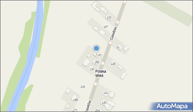 Gawłów, Gawłów, 235, mapa Gawłów