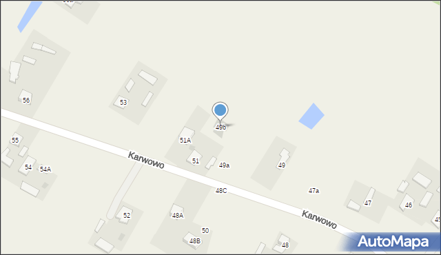 Gawłów, Gawłów, 49b, mapa Gawłów
